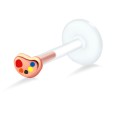 Bright Enameled labrets Push-in LA-753